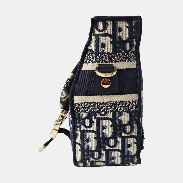 Diorcamp Small Oblique Canvas Blue