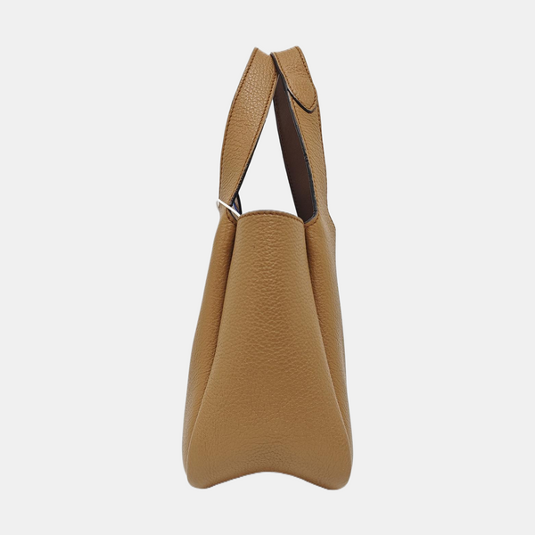 Calfskin Tote Bag Mini Brown