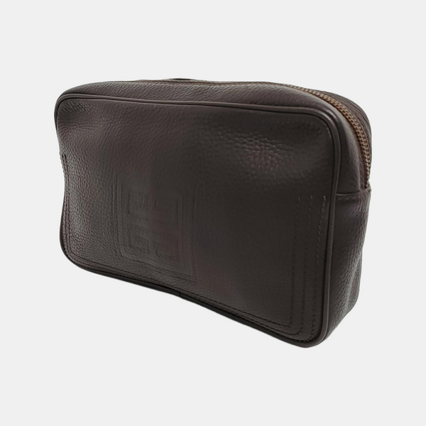 Leather Clutch Brown