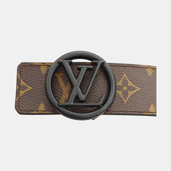 Coated Canvas Belt Brown