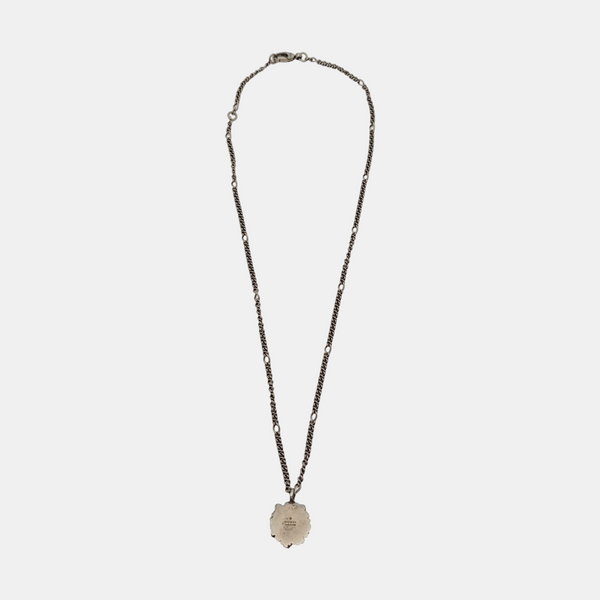 Lion Head Metal Gray Necklace