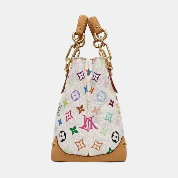 LV × TM AUDRA Monogram Coated Canvas White