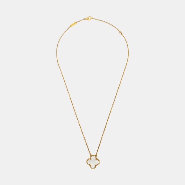 Vintage Alhambra 18k Gold Necklace