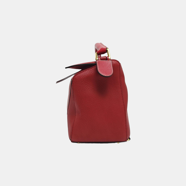 Puzzle Medium Calfskin Red