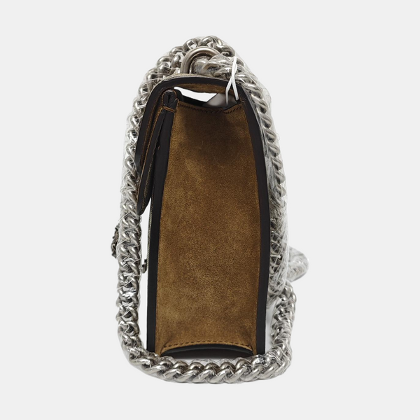 Dionysus Mini Monogram Coated Canvas Beige