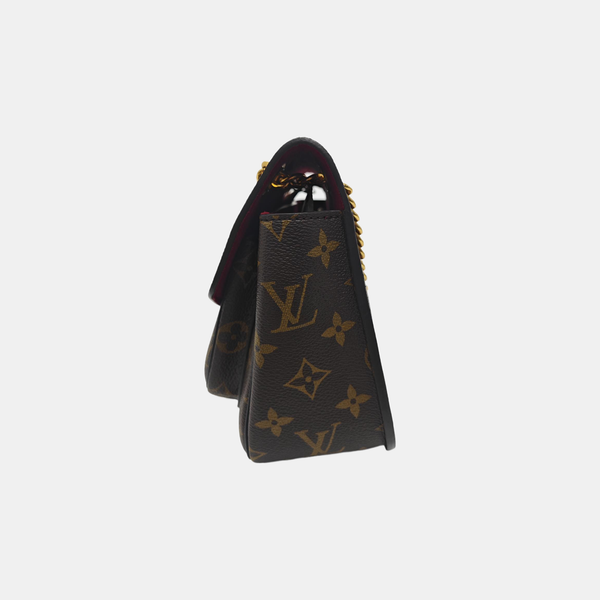 PASSY Monogram Coated Canvas Brown