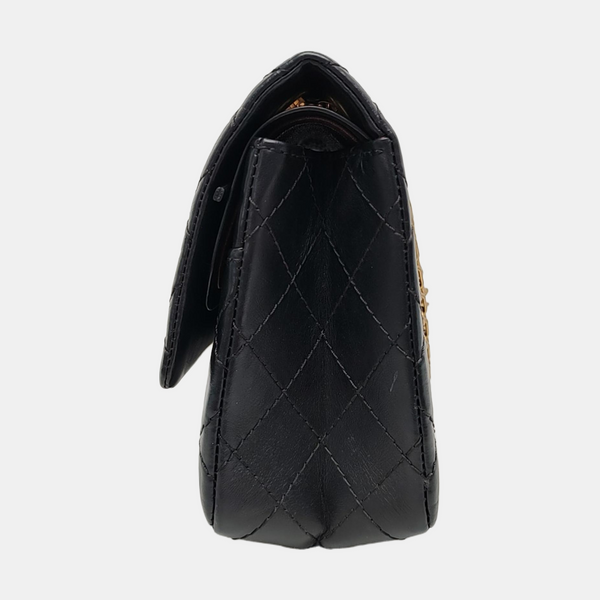 2.55 225 (small) Quilted Calfskin Black