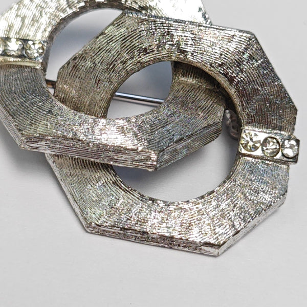 Metal Silver Brooch