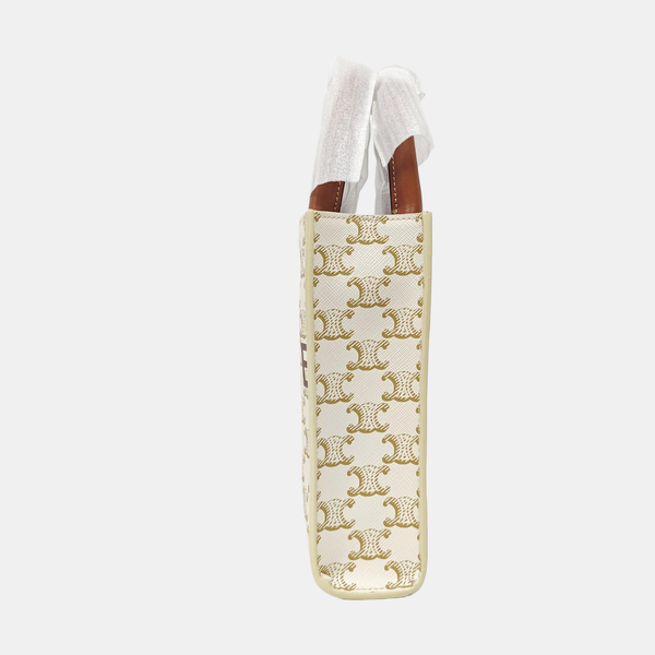 CABAS CELINE Mini Coated Canvas White