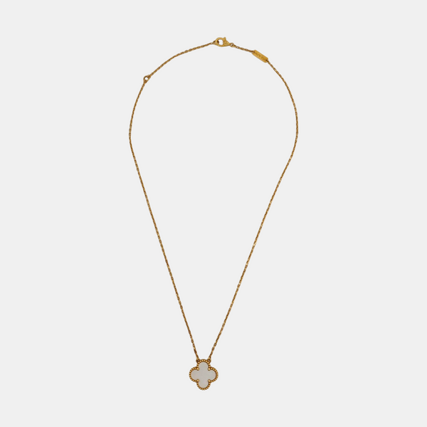 Vintage Alhambra 18k Gold Necklace