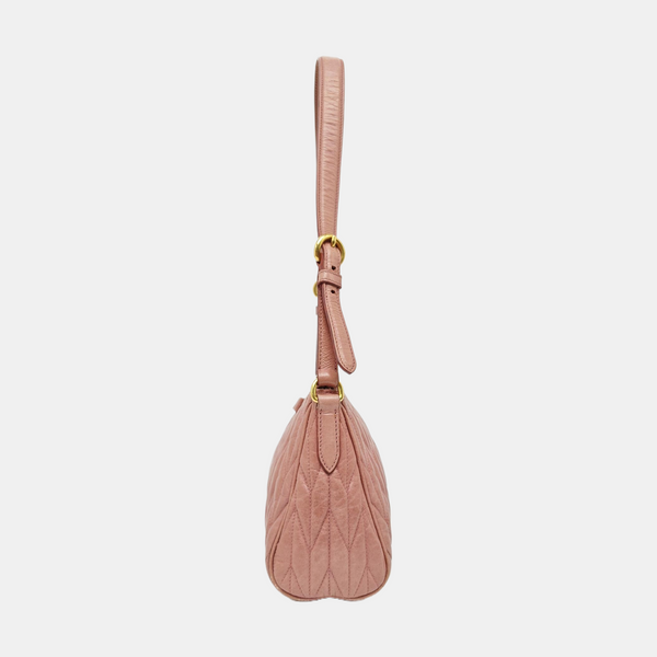 Calfskin Shoulder Bag Pink
