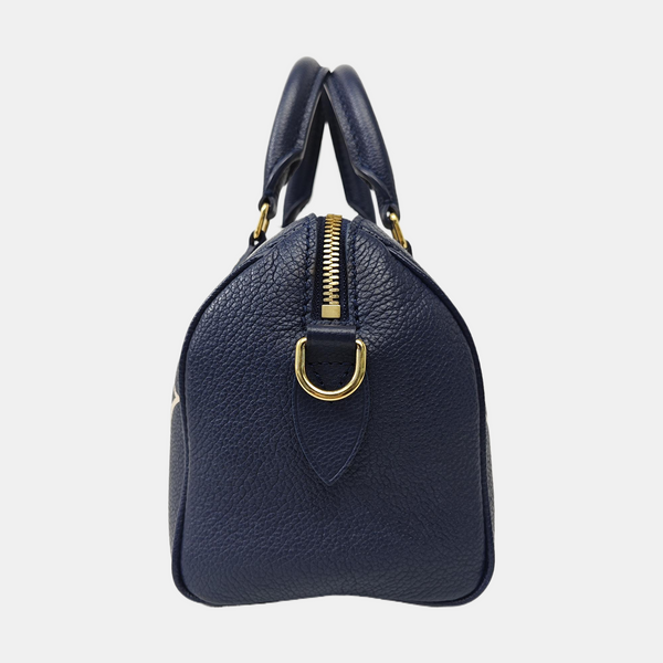 SPEEDY 20 Monogram Calfskin Blue