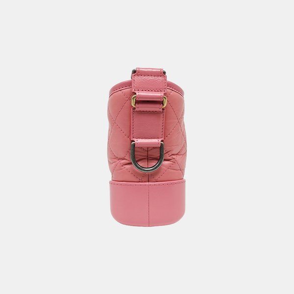 GABRIELLE Small Quilted Calfskin Red