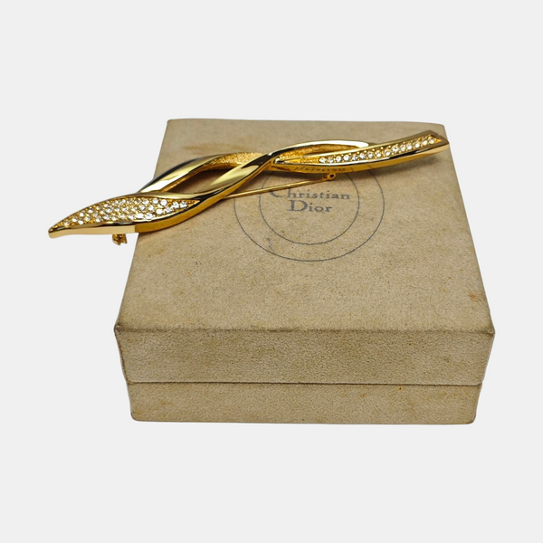 Metal Gold Brooch