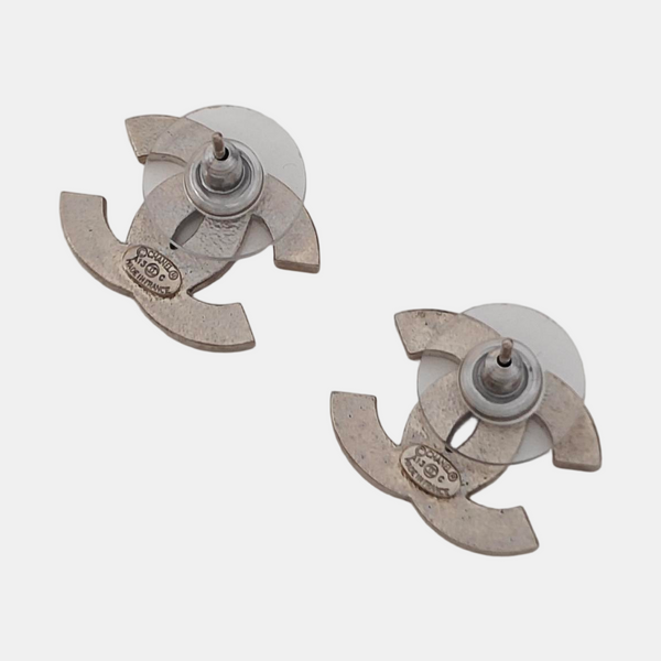 Metal Multicolor Stud Earrings