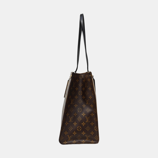 ONTHEGO GM Monogram Coated Canvas Brown