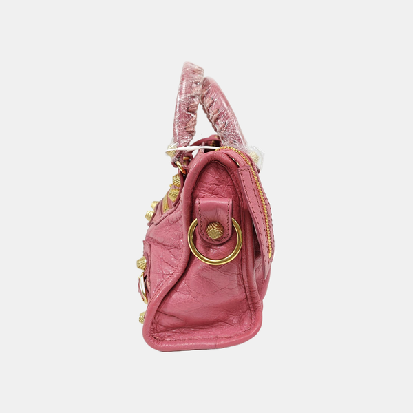 Classic City Mini Lambskin Red