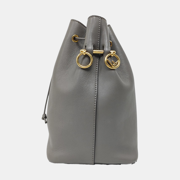 Mon Tresor Small Calfskin Gray