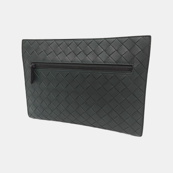 Calfskin Clutch Small Green