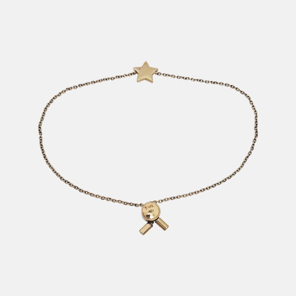Synthetic Crystal Rose Gold Bracelet
