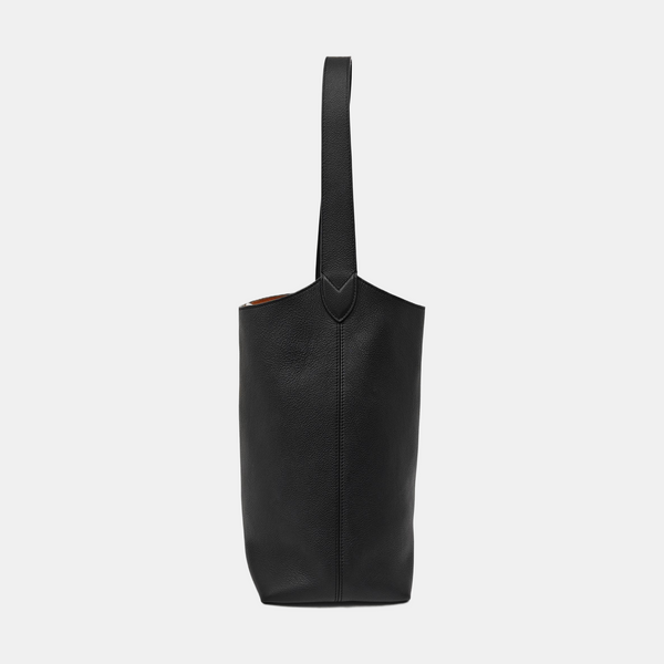 LOW KEY HOBO MM Monogram Calfskin Black