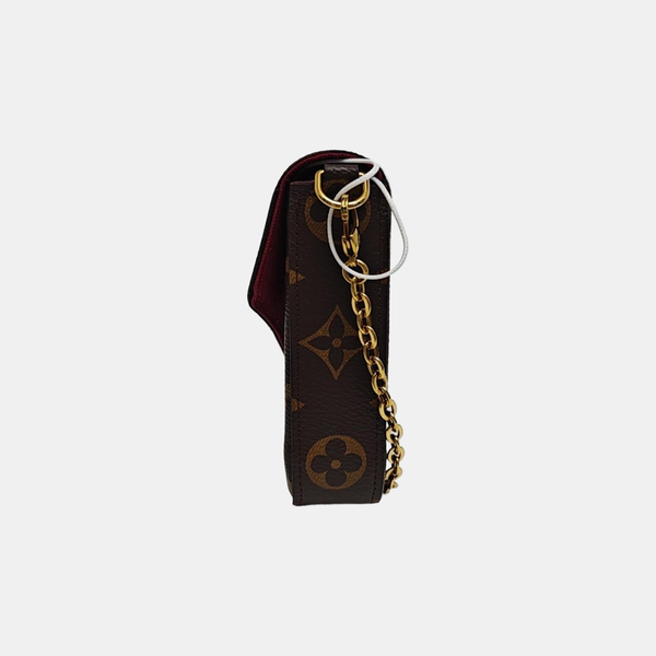 FÉLICIE Monogram Coated Canvas Brown
