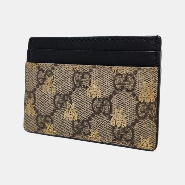Monogram Coated Canvas Card Holder Beige