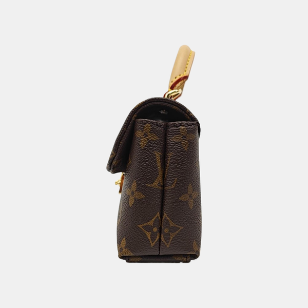 MADELEINE Monogram Coated Canvas Brown