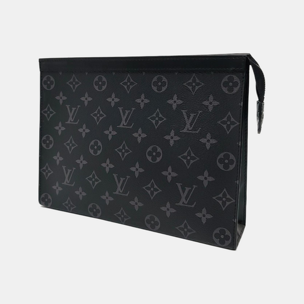 Pochette Voyag MM Monogram Coated Canvas Black