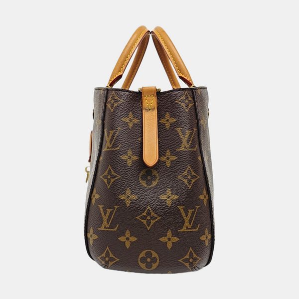 MONTAIGNE Monogram Coated Canvas Brown