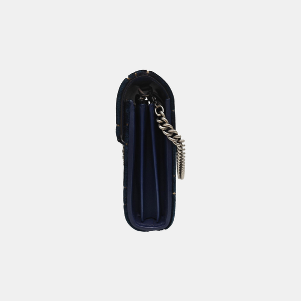 Dionysus Mini Monogram Velvet Blue