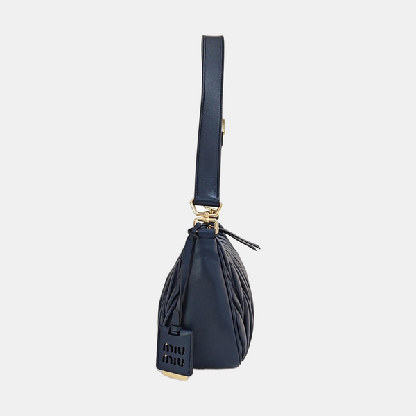Matelassé Quilted Lambskin Blue