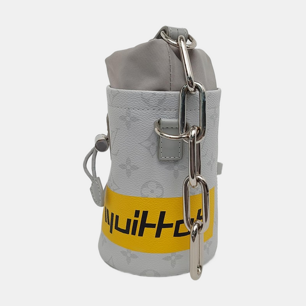CHALK Monogram Coated Canvas Gray