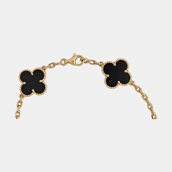 Vintage Alhambra 18k Gold Bracelet