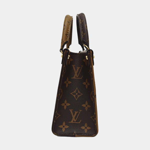 ONTHEGO BB Monogram Coated Canvas Brown