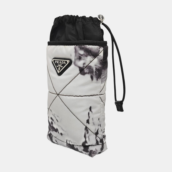 Nylon Top Handle Bag Gray