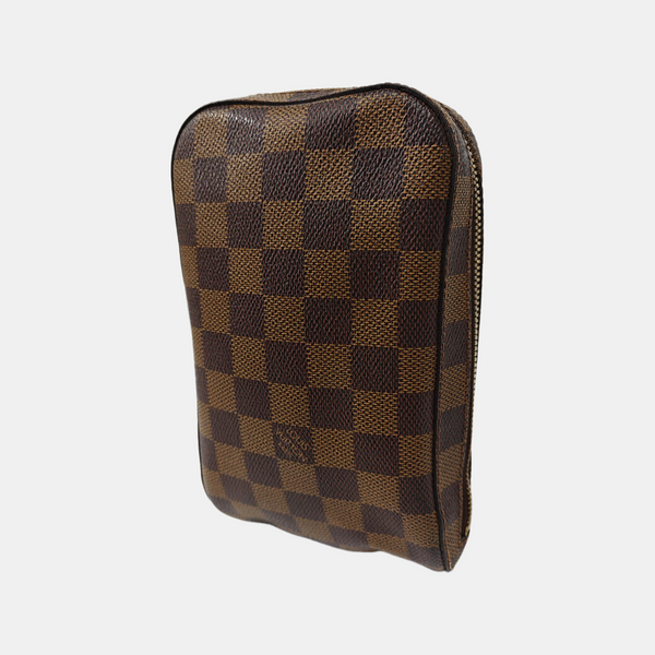 GÉRONIMOS Damier Ebene Coated Canvas Brown
