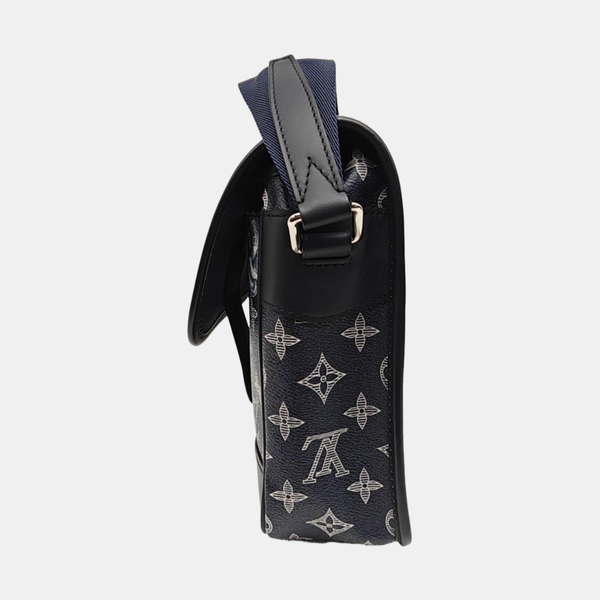 CHAPMAN SAVANE BB Monogram Coated Canvas Blue