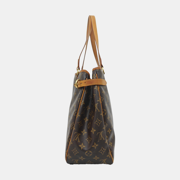 BATIGNOLLES MM Monogram Coated Canvas Brown