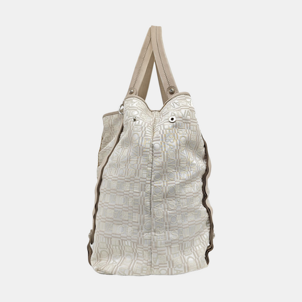 Fabric Tote Bag Beige