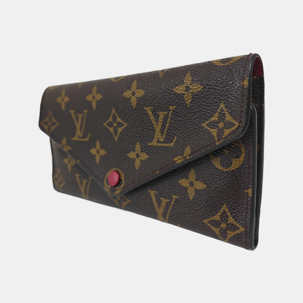 JOSÉPHINE Monogram Coated Canvas Brown Wallet