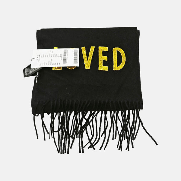 Pañuelo de seda Mulberry negro