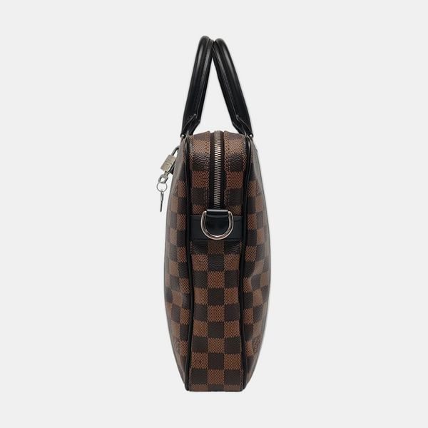 PORTE-DOCUMENTS PM Damier Ebene Coated Canvas Brown