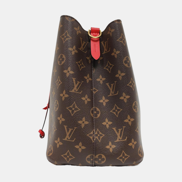 Authenticated pre-owned NÉONOÉ MM Monogram Coated Canvas Brown - Bucket Bag at Looply