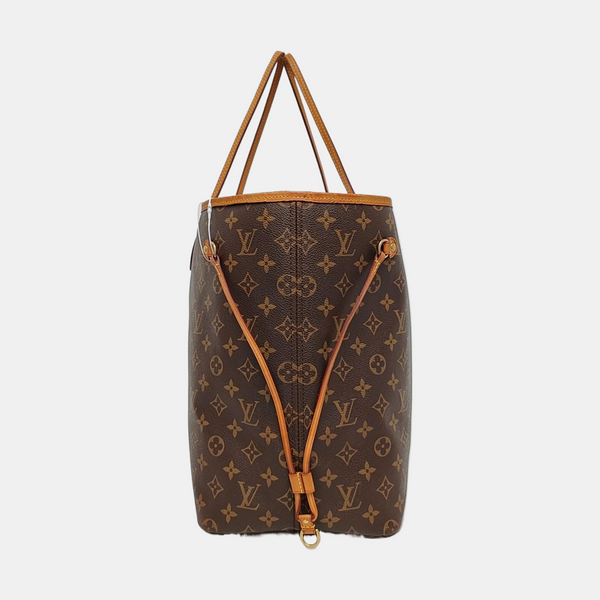 NEVERFULL GM Monogram Coated Canvas Brown