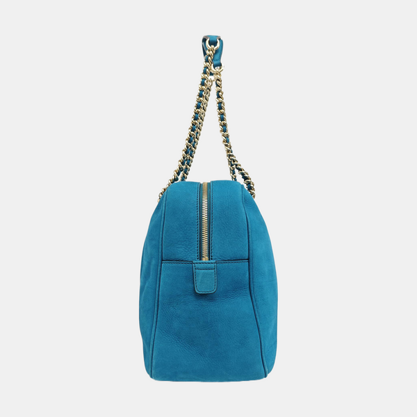 Soho Quilted Calfskin Blue