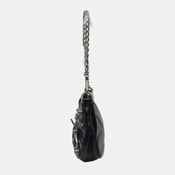 Le Cagole Mini Lambskin Black