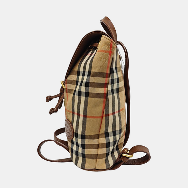 Canvas Bucket Bag Brown