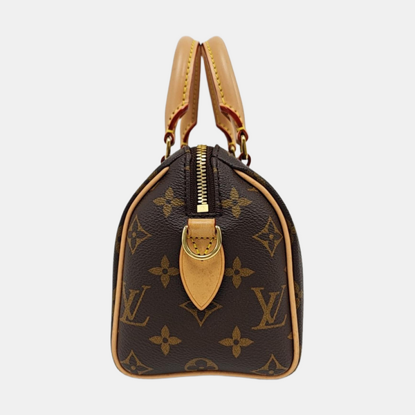 SPEEDY 20 Monogram Coated Canvas Brown