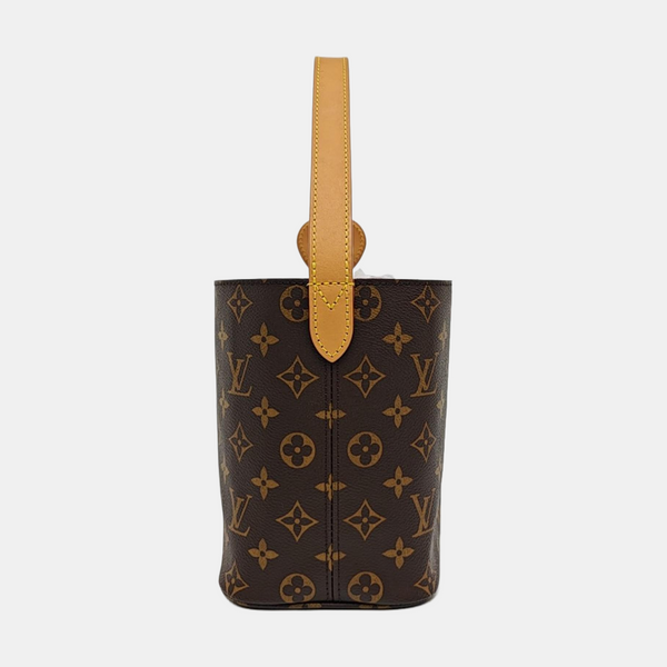 ALL IN BB Monogram Coated Canvas Brown
